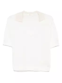 Zanone футболка с V-образным вырезом, белый