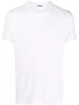 Zanone футболка тонкой вязки, белый