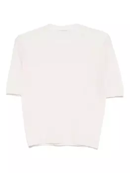 Zanone футболка тонкой вязки, нейтральный