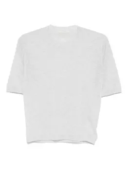 Zanone футболка тонкой вязки, серый