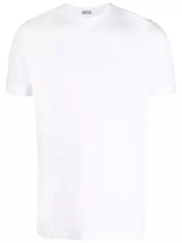 Zanone однотонная футболка, белый