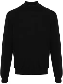 Zanone свитер из вирджинской шерсти, черный