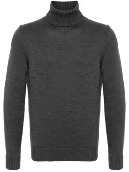 Zanone свитер из вирджинской шерсти, серый