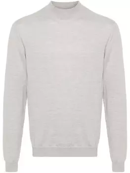 Zanone свитер из вирджинской шерсти, серый