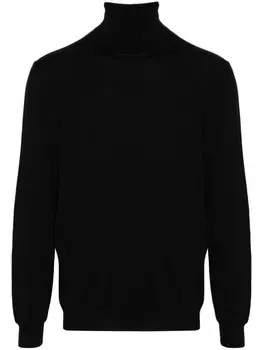 Zanone свитер тонкой вязки, черный