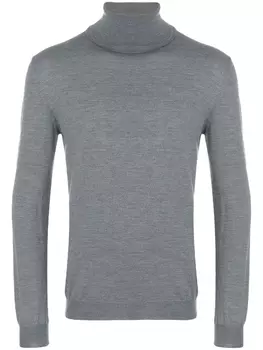 Zanone толстовка с высокой горловиной, серый