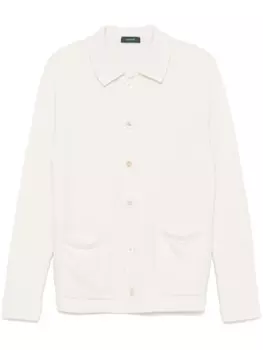 Zanone трикотажная рубашка, белый