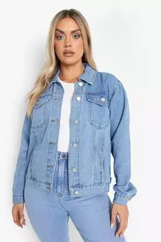 западная джинсовая куртка Boohoo, синий