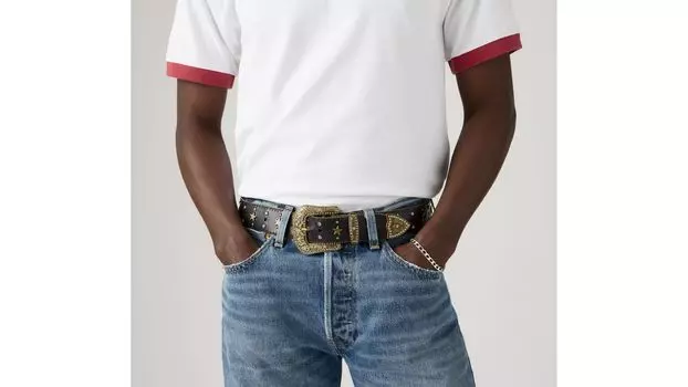 Западный пояс Levi's, цвет Black