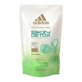 Запасной гель для душа Adidas Active Skin & Mind Skin Detox, 400 мл