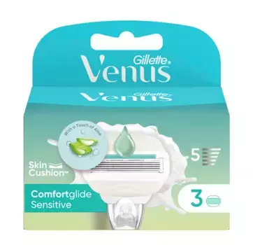 Запасные части для бритвы Алоэ вера Comfortglide Sensitive Gillette, 1 UD