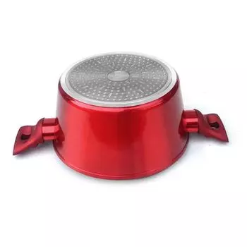 ЗАПЕКАНКА BERLINGERHAUS с мраморной поверхностью и крышкой 24 см Burgundy Metallic Line BH-1257