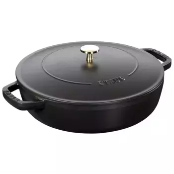 Запеканка Staub с цилиндром, черный