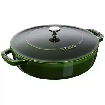 Запеканка Staub с цилиндром, зеленый