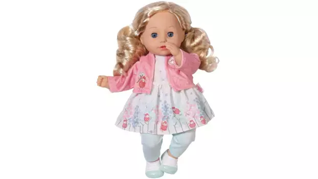 Zapf Creation Baby Annabell Little Sophia 36см со спящими глазками, платьем, леггинсами и туфлями 2-в-1