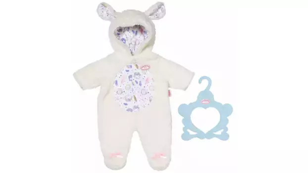 Zapf Creation Комбинезон-плюшка Baby Annabell овечка 43см