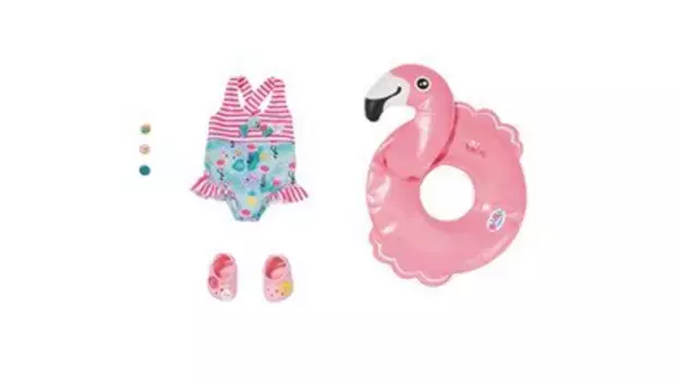 Zapf Creation Набор для отдыха и развлечений для плавания Baby Born, 43 см