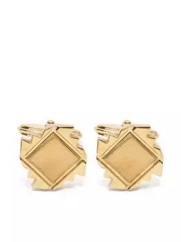 Запонки геометричной формы Lanvin, золотой