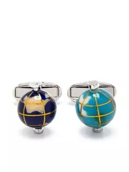 Запонки Globe Paul Smith, серебряный