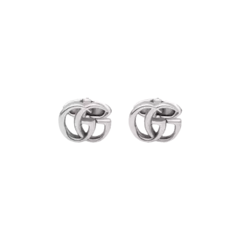 Запонки Gucci Marmont double G из серебра