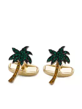 Запонки из латуни в форме пальмы Paul Smith, желтый