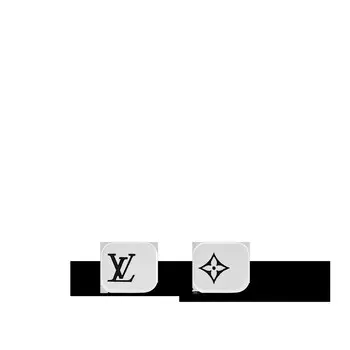 Запонки LV Tailor Louis Vuitton, серебряный