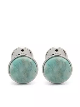 Запонки с амазонитом FURSAC, зеленый