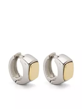 Запонки с камнями Lanvin, серебряный