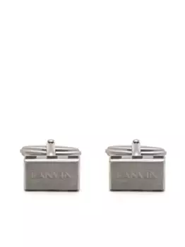 Запонки с логотипом Lanvin, серебяный