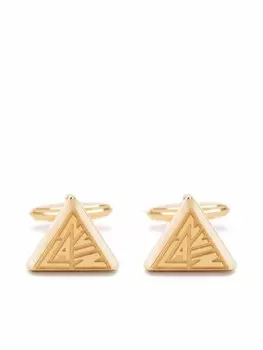 Запонки с логотипом Lanvin, золотой