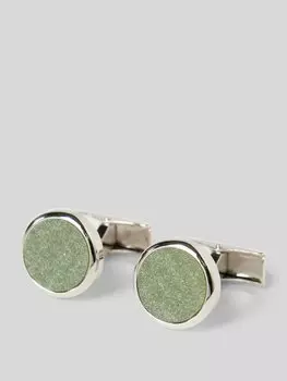 Запонки с оправой Lindenmann, бежевый