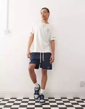 Запрещенные спортивные шорты темно-синего цвета Prohibited