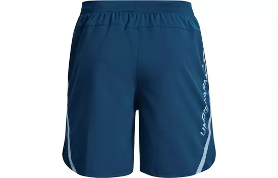 Запуск повседневных шорт для мужчин Collegiate Blue Under Armour, синий