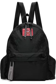 Запутанный орнамент жаккард рюкзак George M Vivienne Westwood, черный