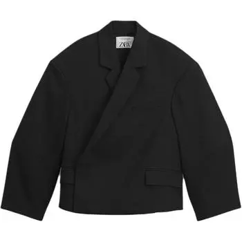 ZARA Деловые костюмы мужские черные