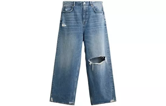 ZARA Джинсы унисекс бренда Harry Lambert Co темно-синие