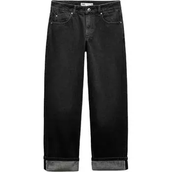 ZARA Джинсы женские черные