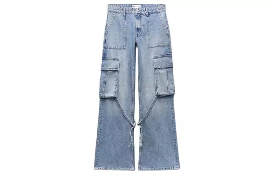 ZARA Джинсы женские синие