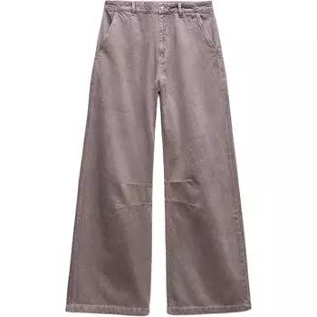 ZARA Джинсы женские Trf, цвет баклажан, фиолетовый