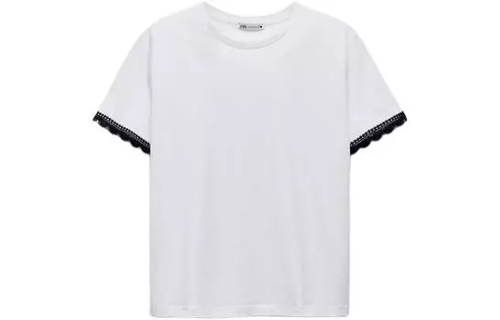 ZARA Футболка женская, черный