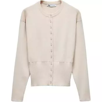 ZARA Куртка женская бежевая