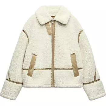 ZARA Куртка женская, бежевая