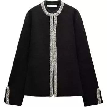 ZARA Куртка женская, черная