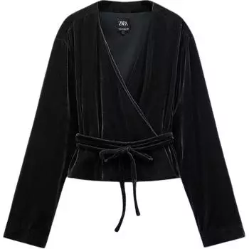 ZARA Куртка женская, средне-серый