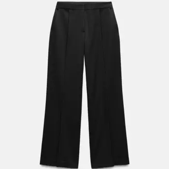 ZARA Повседневные брюки женские черные