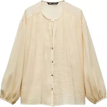 ZARA Рубашка женская белые