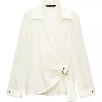 ZARA Рубашка женская белые