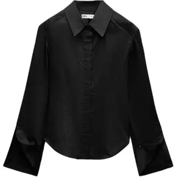 ZARA Рубашка женская черные