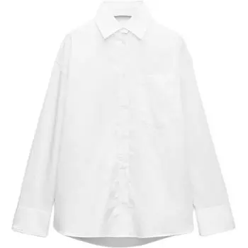 ZARA Рубашка женская Trf белые