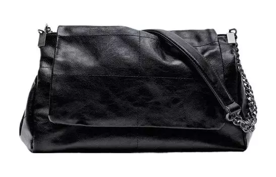 ZARA Сумка через плечо из искусственной кожи, обычная женская, черная